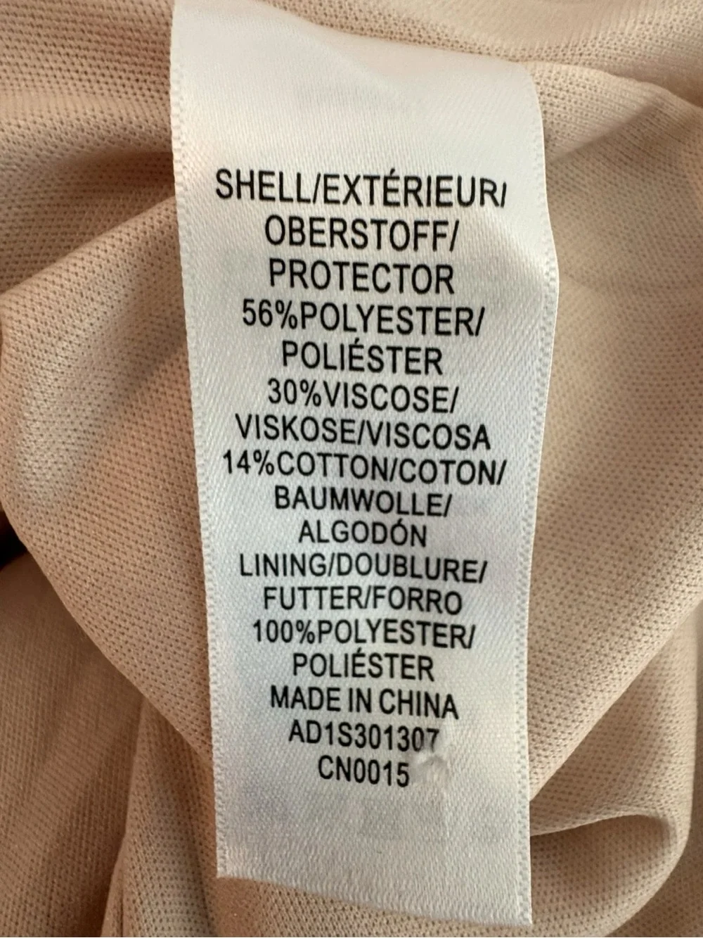 Adrianna Papell Dusty Rose Ivory Textured Tweed Blazer Women’s Size Medium